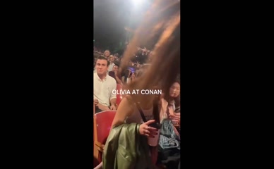 Olivia Rodrigo at Conan O'Brien Needs a Friend taping