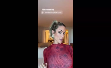 Kristin Cavallari Sheer Top Nipple Slip