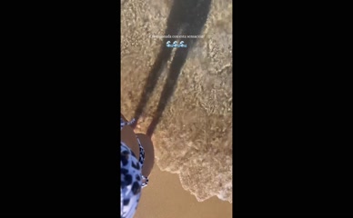 Rosario Matew bikini bottom cameltoe beach
