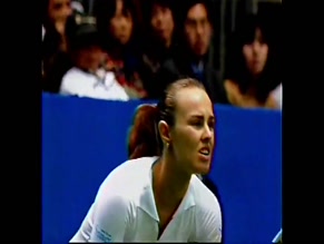 Martina Hingis nipple slip