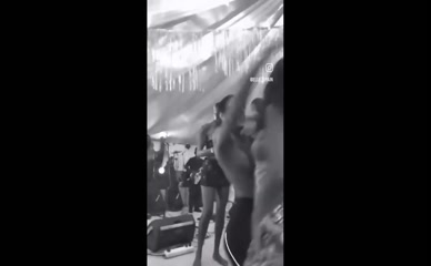 Bianca Censori topless dancing