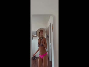 Ana Luca Silva Bikini Mirror Selfie