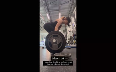 Jenn Todryk Deadlifts Bodyweight