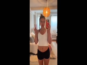 Genevieve Hannelius chest and groin covered by clothing