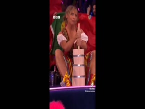 Mel Giedroyc Crotch Shot Eurovision