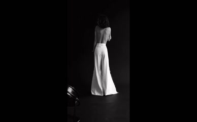 Solomia Maievska topless flower pose