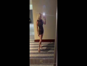 lucyannebrooks Mirror Selfie Dress Lift Reveal