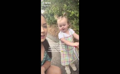 Toddler says fuck sake