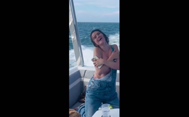 Selena Gomez Tits Dancing Boat
