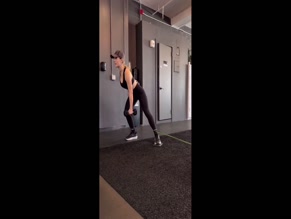 JoJo Levesque Gym Ass Workout