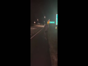 Dana Alotaibi topless roadside.