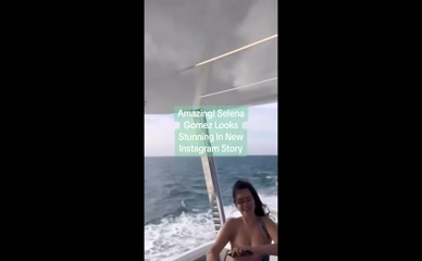 SELENA GOMEZ TOPLESS BOAT RIDE