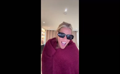 Molly Rainford00:00 Bralette exposes upper breasts