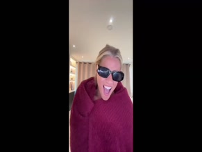 Molly Rainford00:00 Bralette exposes upper breasts
