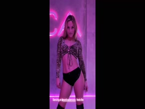 Phillipa Sharples Strips and Dances in Lingerie