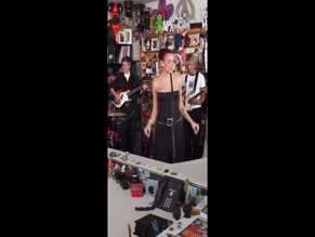 Dua Lipa Strapless Top Cleavage