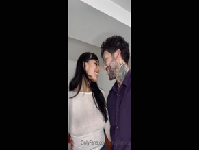 Smallhands & Tattooed Man Cuddle & Tease