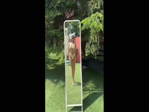 Irina Sivalnaya Bikini Mirror Selfie