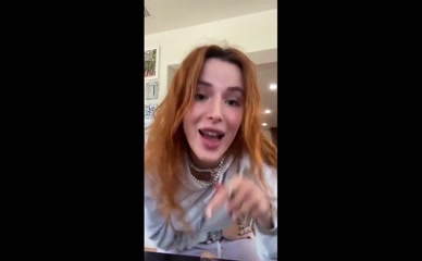 Bella Thorne Ass Shake in See-Through Pants