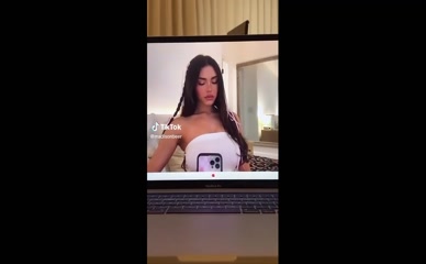 Madison Beer cleavage top.