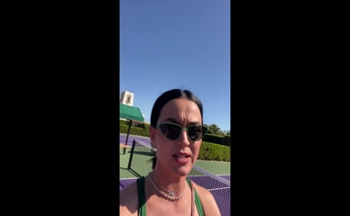 Katy Perry Pickleball Cleavage