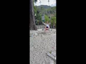 alisamagic: Beach Swing Tease