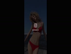 Olga Avdeeva sexy dance in red bikini