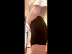 b'' Ass in Black Shorts