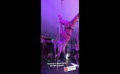 Phillipa Sharples Pole Dancing Upskirt.