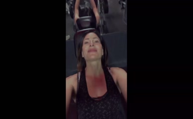 Lucrezia Millarini Gym Cleavage