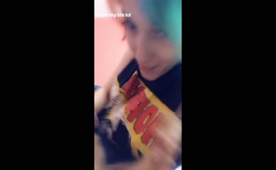 dani_thorne cat filter cleavage tease