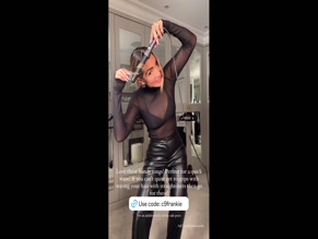 Frankie Bridge Sheer Top Bra Reveal