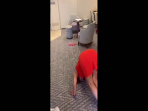 Politicians Female00:00 Woman's underwear visible during handstand