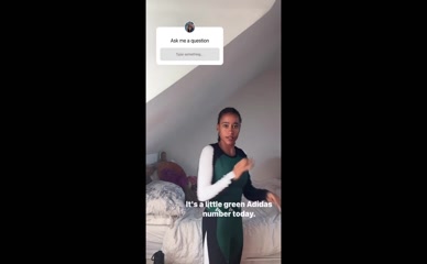 Jazmin Sawyers Green Adidas Outfit Reveal