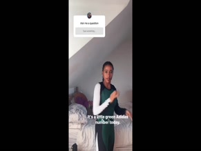 Jazmin Sawyers Green Adidas Outfit Reveal