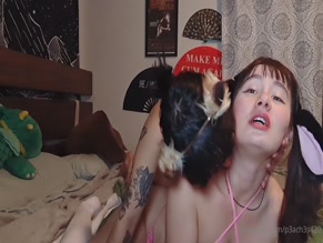 p3ach3s420: Female-on-female sensual neck biting