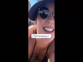 Carmen Villalobos bikini ass beach selfie