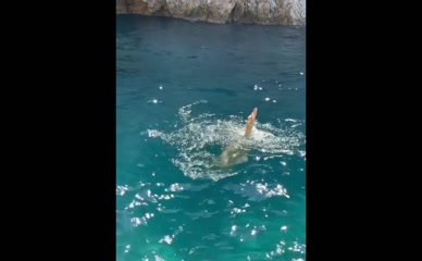 Ashley Roberts Ass Up Underwater Swim