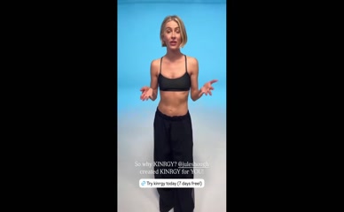 Julianne Hough's Abs and Cleavage in KINRGY Promo