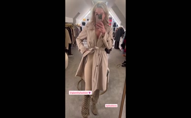 Helen Flanagan's Wardrobe Reveal: Cleavage and Jumpsuit Tease