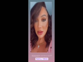 Lina Fanene Cleavage Display