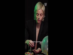 Emma Corrin Nipple Slip Candy Catch Challenge