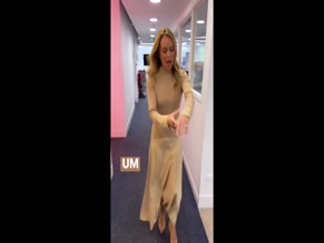 Amanda Holden's Nipples in See-Through Dress