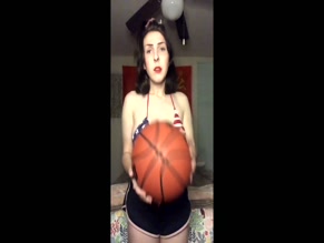 Megan Bitchell: American Flag Bikini and Basketball Anti-Weed PSA