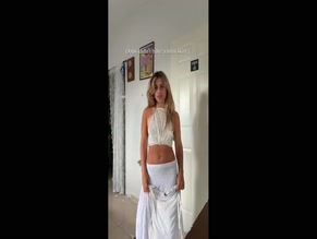 Shira Braun hard nipples visible under her top