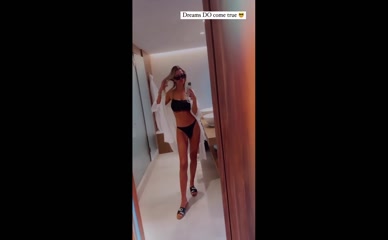 Christine McGuinness Bikini Mirror Selfie