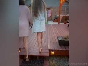 Shyalice bra reveal hot tub