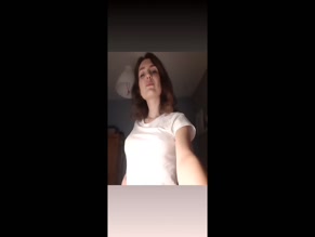 Sarczys shows nipples in white t-shirt