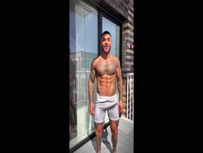 therealmrexotic Abs and Bulge in Boxers