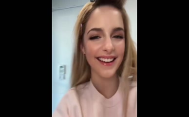 Mckenna Grace bra fitting room selfie.